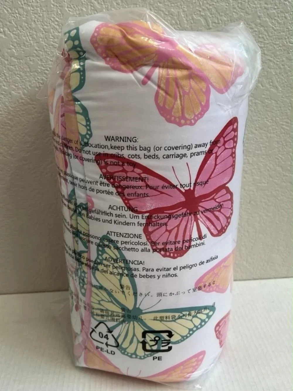 Butterfly Friends 5-pc Soft Microfiber Bed-In-A-Bag Bedding Set * Dorm / Bedroom